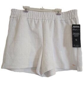 NWT Sketchers GO WALK White Diamond 4" Shorts Large